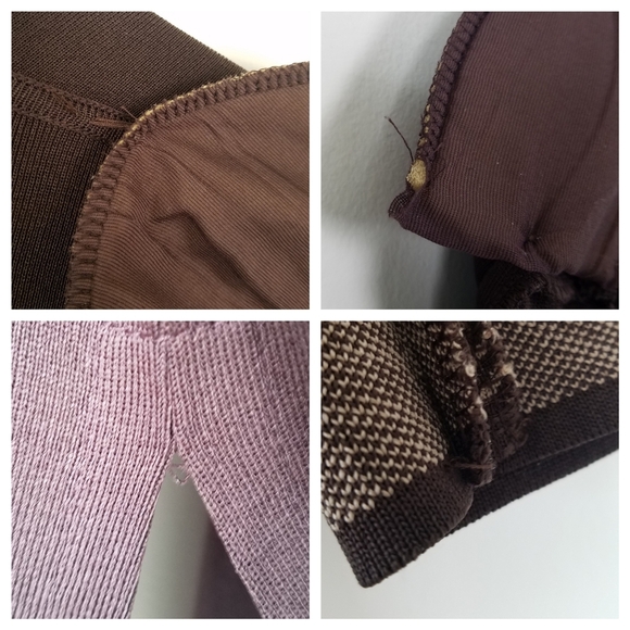 Exclusively Misook Brown Animal Print Cardigan, M - Picture 7 of 7